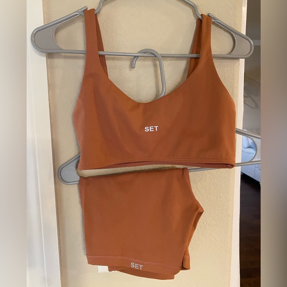 Set Active Luxform Aimee Bra & Bike Shorts | Terracotta - Picture 8 of 8